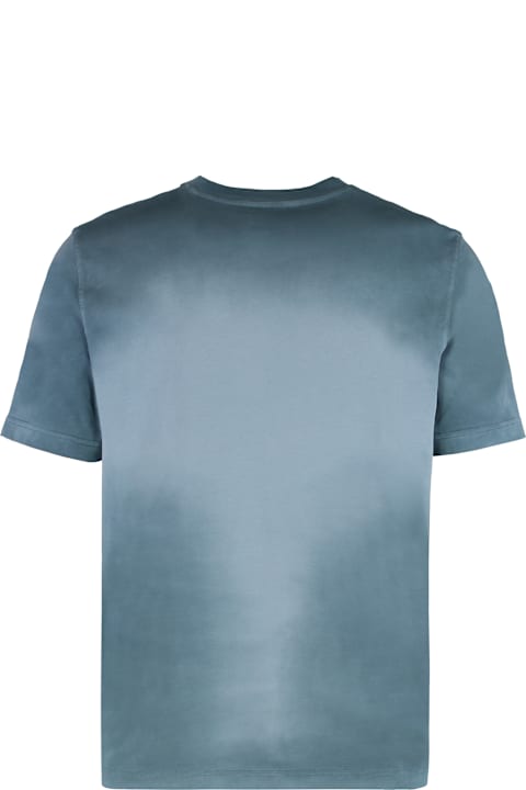 Diesel ملابس علوية لـ القسم الرجالي Diesel T-adjust-r15 Cotton Crew-neck T-shirt