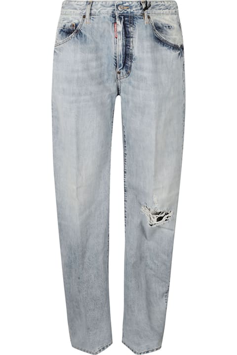 Dsquared2 Jeans for Men Dsquared2 Distressed Straight Jeans