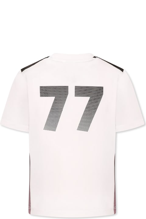 Hugo Boss T-Shirts & Polo Shirts for Women Hugo Boss White T-shirt For Boy With Coat