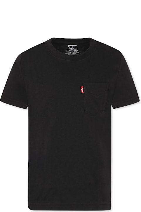 Levi's for Kids Levi's Black T-shirt For Boy