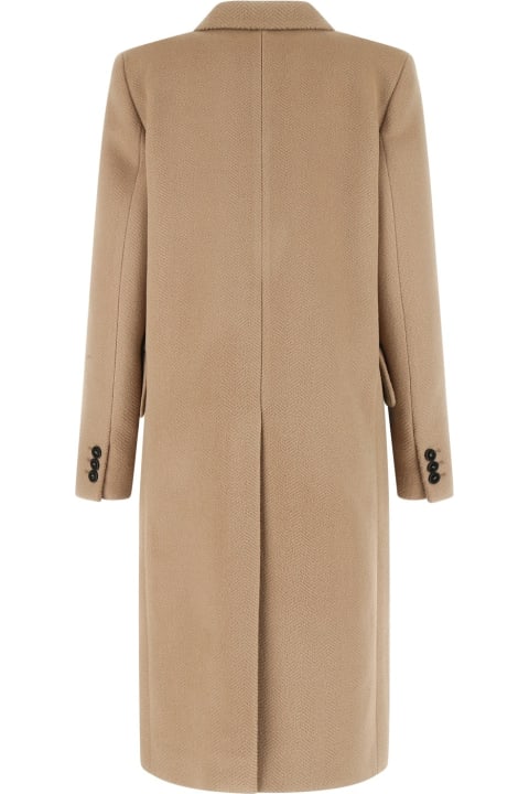 Stella McCartney Coats & Jackets for Women Stella McCartney Antiqued Pink Wool Coat
