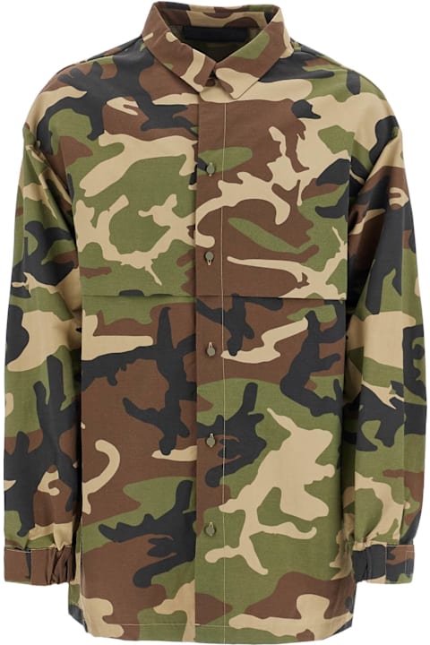 Fear of God for Men Fear of God Nylon Camouflage Overshirt For