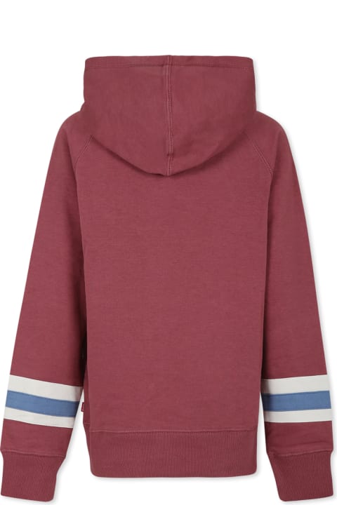 Levi's for Kids Levi's Red Sweatshirt For Boy With Logo