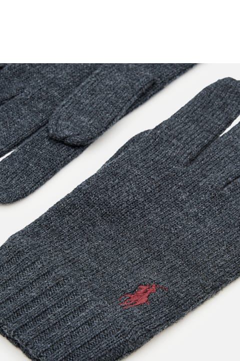 Polo Ralph Lauren Gloves for Men Polo Ralph Lauren Signature Pony Knit Touch Gloves