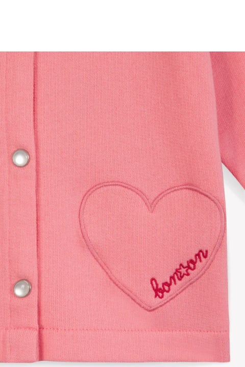 Bonton Sweaters & Sweatshirts for Baby Girls Bonton Cardigan Con Cuore