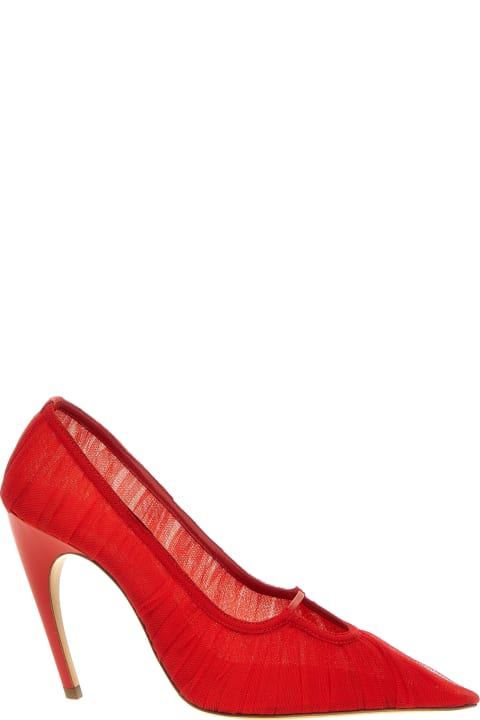 Nensi Dojaka High-Heeled Shoes for Women Nensi Dojaka Tulle Pumps