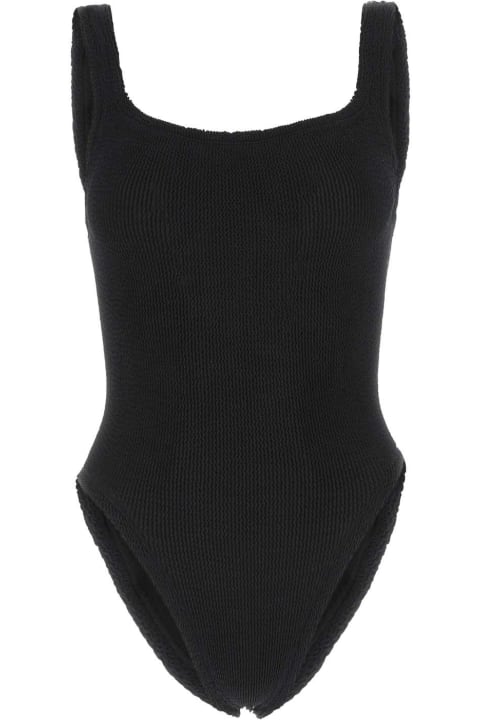Hunza G Swimwear for Women Hunza G Black Stretch Nylon Swimsuit