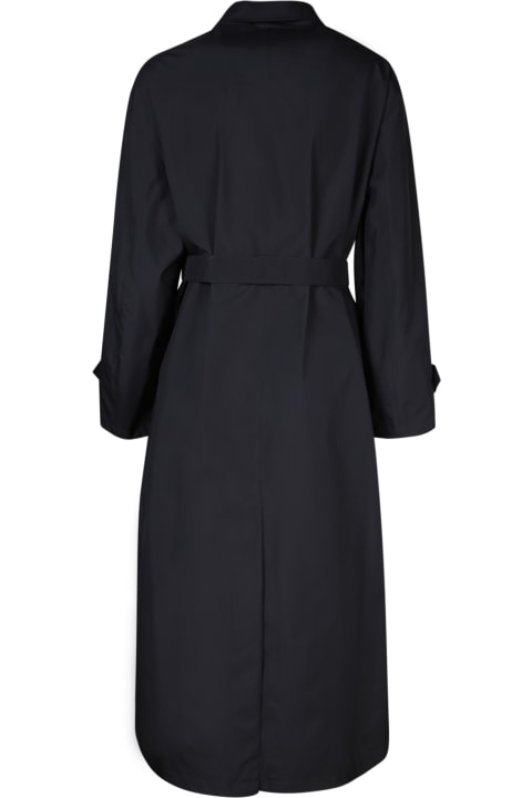 Fashion for Women Herno Long Goretex Laminar Trench Coat In Black - Herno Laminar