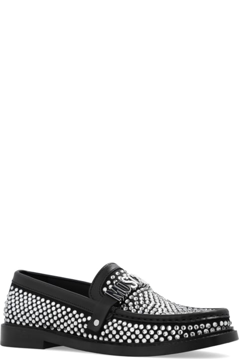 Moschino for Women Moschino Bejewelled Loafers