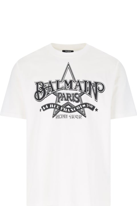 Balmain Topwear for Women Balmain 'étoile' Print T-shirt