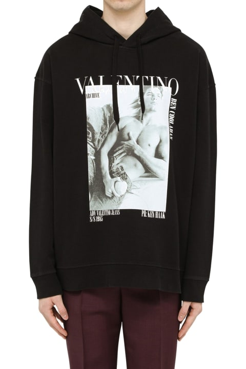 Valentino Men Valentino Graphic Printed Sweatshirt