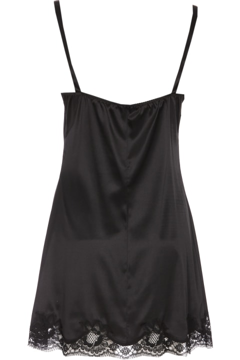 Underwear & Nightwear for Women Dolce & Gabbana Lace Detailed Slip Dress