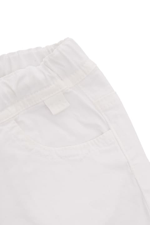 Il Gufo Bottoms for Baby Girls Il Gufo White Trousers