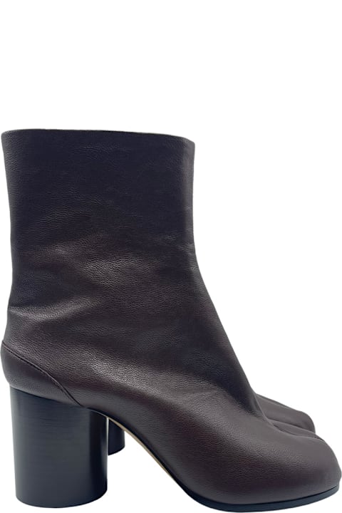 Maison Margiela Boots for Women Maison Margiela Brown Tabi Boots