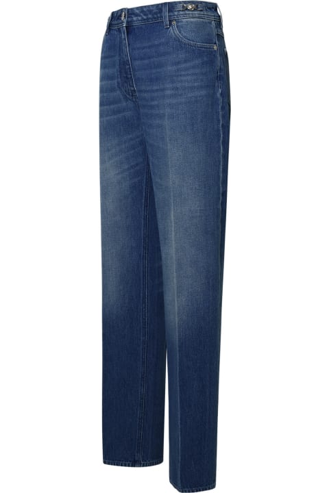 Tailored Blue Cotton Jeans