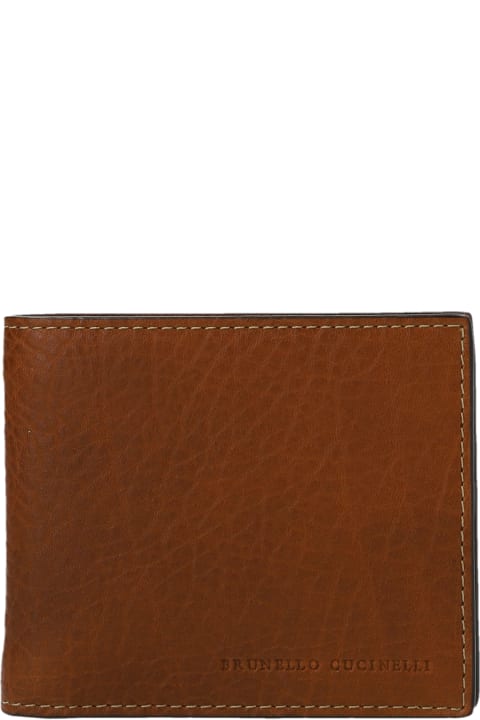 Brunello Cucinelli Wallets for Men Brunello Cucinelli Grained Leather Wallet