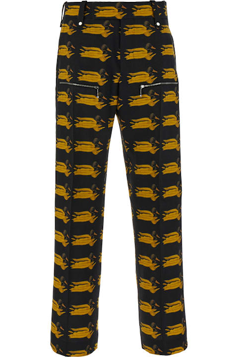 Burberry Pants for Men Burberry Printed Wool Pants
