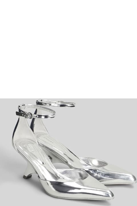 Simkhai Vixen Pumps In Silver Leather