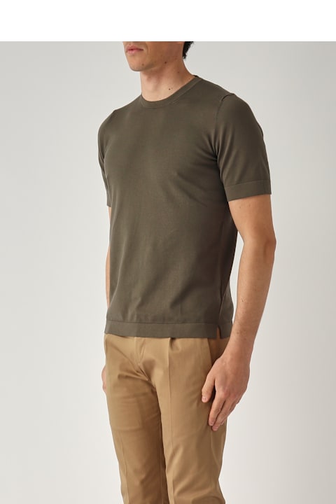 Gran Sasso Clothing for Men Gran Sasso T-shirt M/c Retta In Filo Cotone Organico T-shirt