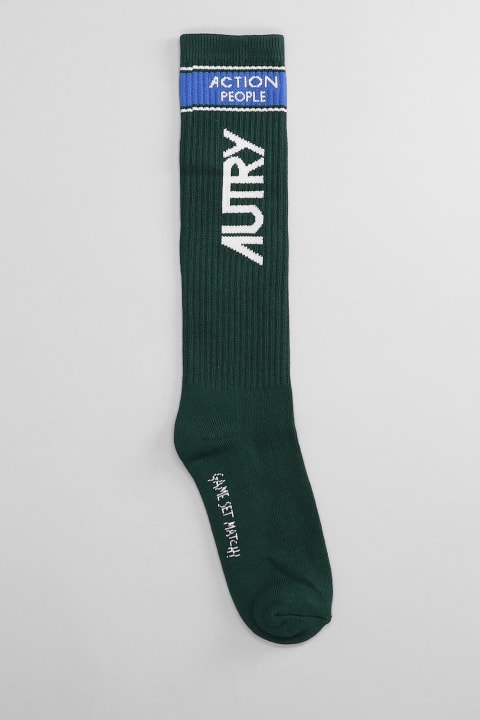 Autry for Women Autry Socks In Green Cotton