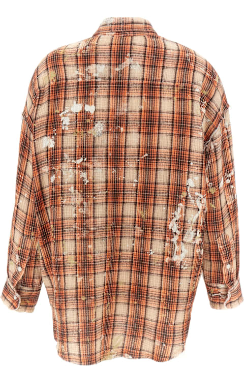 R13 for Men R13 Plaid Motif Shirt