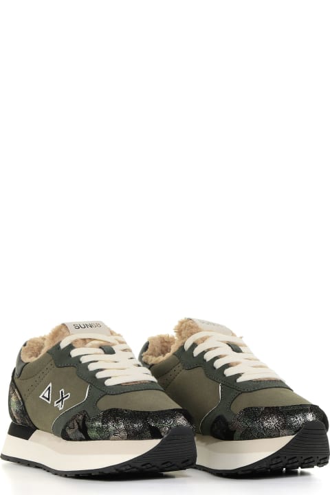 Kelly Teddy Sneaker With Camouflage Details
