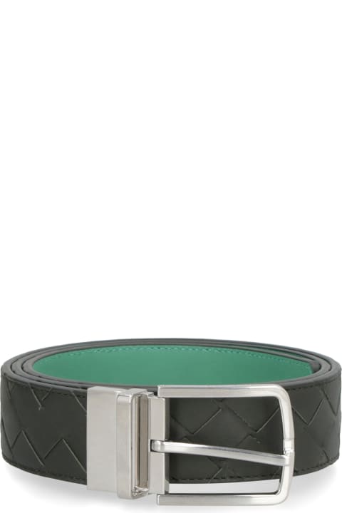 Leather Belt With Metal Buckle