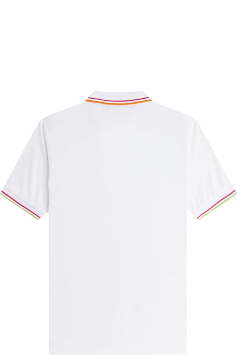Fred Perry لـ Kids Fred Perry On Court Twin Tipped Recycled Polyester Polo Shirt