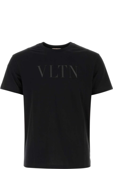 Fashion for Men Valentino Garavani Black Cotton T-shirt