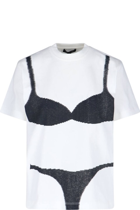 ウィメンズ Marc Jacobsのウェア Marc Jacobs 'bra' T-shirt