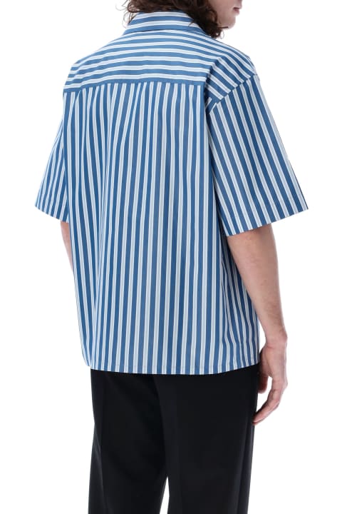 Shirts for Men Marni Striped Poplin Bowling Shirt