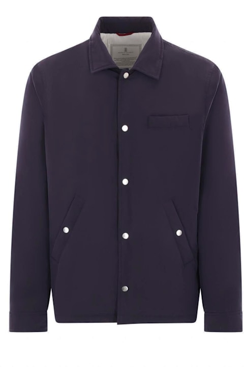 Homeware Brunello Cucinelli Water-resistant Shirt-style Padded Jacket