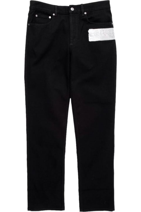 Givenchy Clothing for Men Givenchy Logo Cotton Jeans