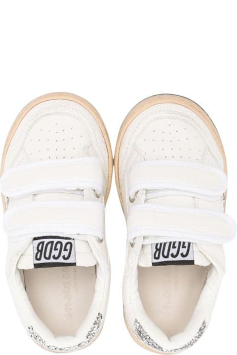 آخر صيحات الموضة من بنات Golden Goose Ballstar Strap Nappa Upper Glitter Star And Heel