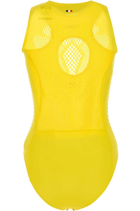 Fashion for Women Puma Yellow Stretch Nylon X Puma Bodysuit