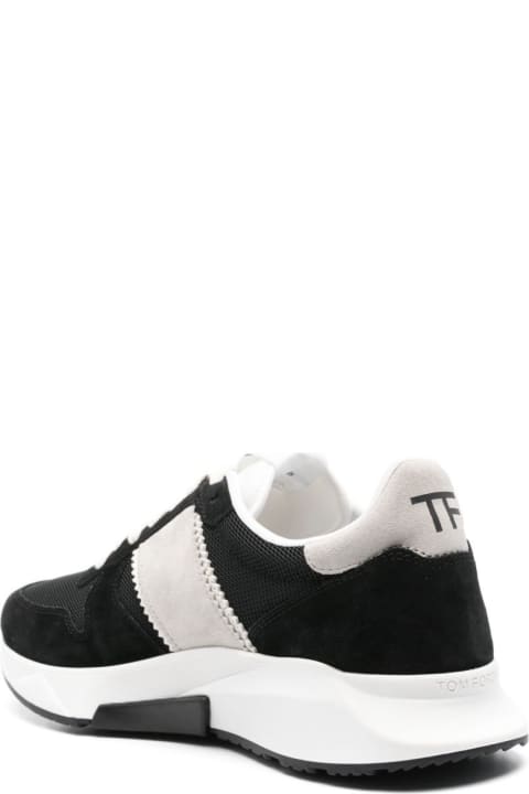 Fashion for Men Tom Ford Suede And Technical Material Low Top Sneakers