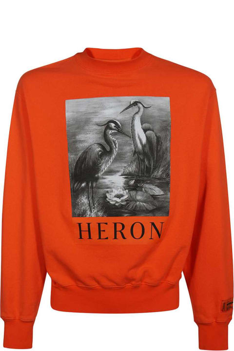 HERON PRESTON Men HERON PRESTON Cotton Crew-neck Sweatshirt