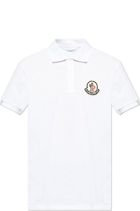 Fashion for Men Moncler Logo Patch Short-sleeved Polo Shirt