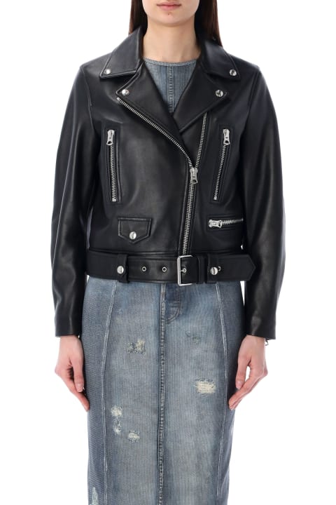 Acne Studios Coats & Jackets for Women Acne Studios Biker Leather Jacket