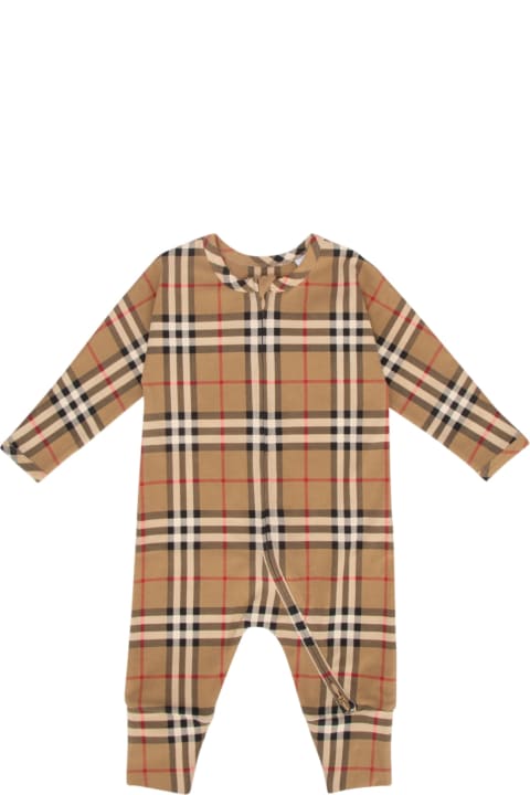 Burberry Bodysuits & Sets for Baby Boys Burberry Completo