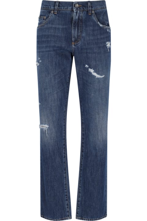 Dolce & Gabbana Sale for Men Dolce & Gabbana Jeans With Scraping