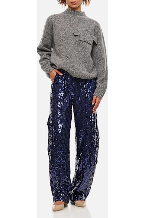 Rotate by Birger Christensen Pants & Shorts for Women Rotate by Birger Christensen Sequins Cargo Pants