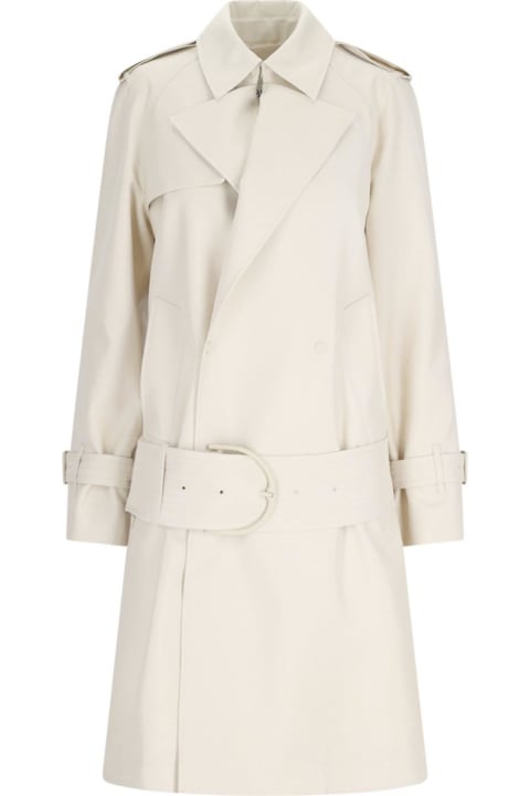 Burberry Coats & Jackets for Women Burberry Medium Silk Blend Trench Coat