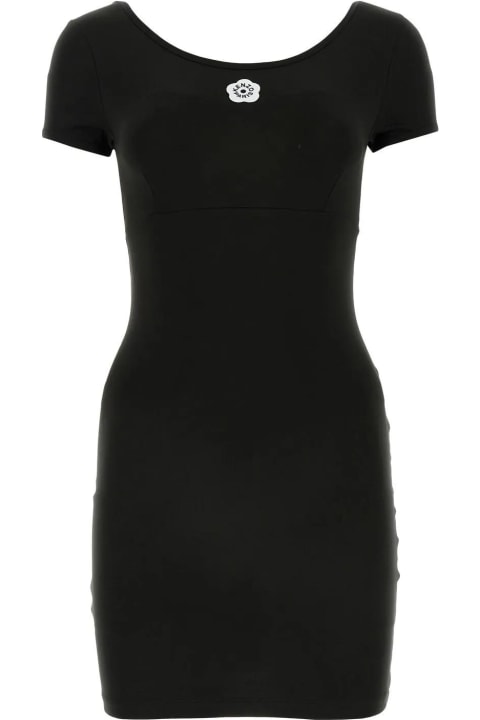 Kenzo Dresses for Women Kenzo Black Stretch Cotton Mini Dress
