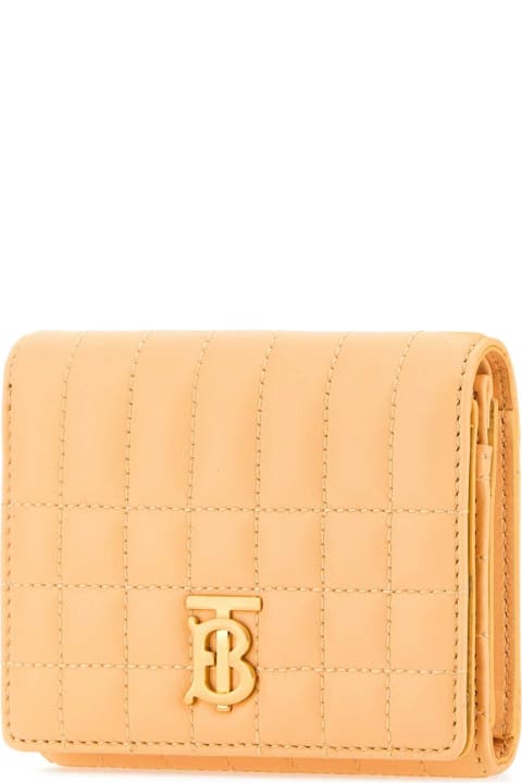 Burberry Womenのセール Burberry Peach Leather Small Lola Wallet