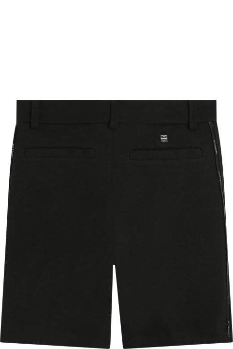 Givenchy for Kids Givenchy Bermuda Shorts With 4g Plaque