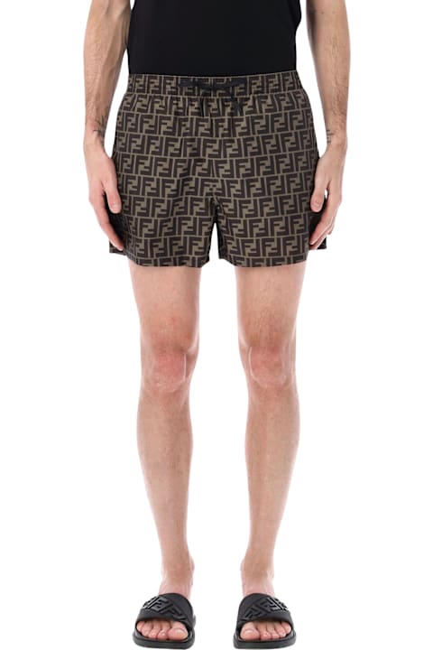 Homeware Fendi Fendi Ff Nylon Swim Shorts