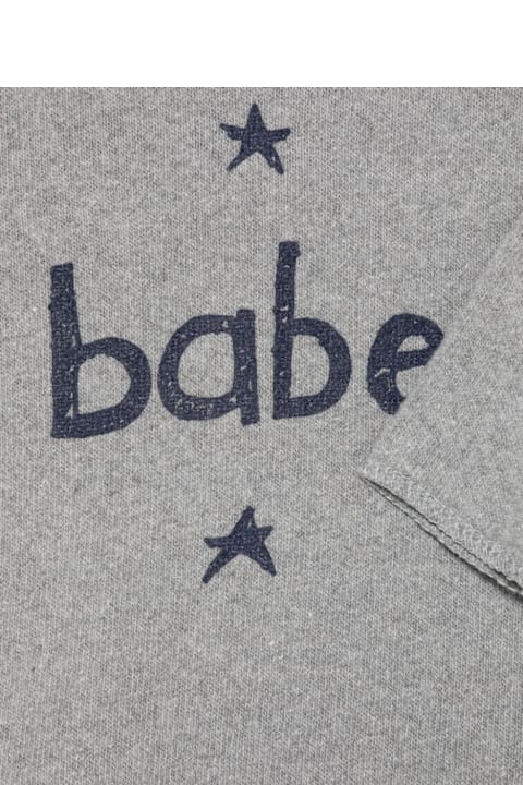 Babe & Tess لـ Kids Babe & Tess Gray Sweater Baby Unisex