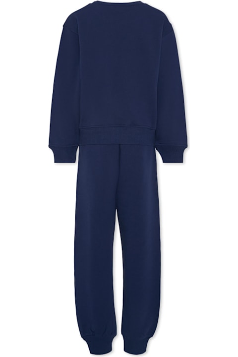 Homeware Moschino Blue Sut For Boy With Teddy Bear