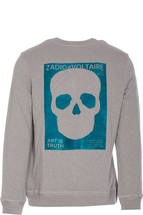 Zadig & Voltaire Fleeces & Tracksuits for Men Zadig & Voltaire Skull Block Sweatshirt